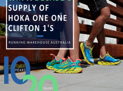 Win a Decade's supply of Hoka One One Clifton 1's