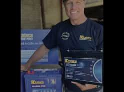 Win 1 of 2 Century 100Ah Lithium Battery & Charger Packs