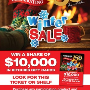 Win a share of $10,000 in gift cards!