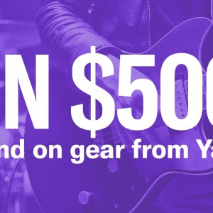 Win a $5,000 to Spend on Yamaha Gear
