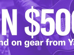 Win a $5,000 to Spend on Yamaha Gear