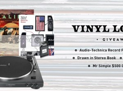 Win an Audio-Technica AT-L60X Record Player & $500 Mr Simple Voucher