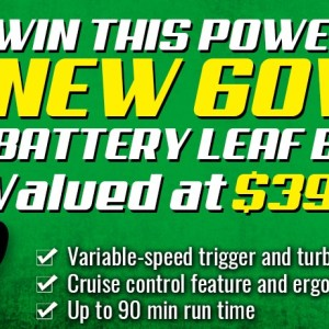 Win a Toro Battery Leaf Blower
