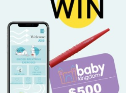 Win a $500 voucher for Baby Kingdom AND a Mg Physioflow pack!