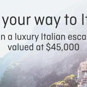 Win a Luxury Italian Escape for 2 & More