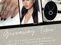 Win a sterling silver necklace & earring set!
