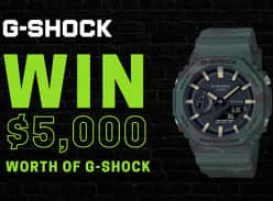 Win $5,000 worth of G-SHOCK