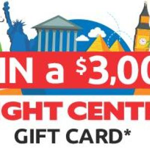 Win a $3,000 Flight Centre Gift Card