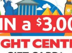 Win a $3,000 Flight Centre Gift Card