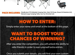 Win a Dometic Camping Pack