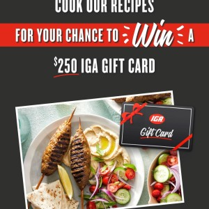 Win 1 of 10 $100 IGA Gift Cards