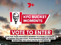 Win $10,000 Cash, 1 of 7 $1,000 Cash Prize, 1 of 8 KFC BBL Kits or Win 1 of 160 KFC $25 Vouchers