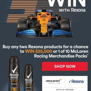Win $25,000 AUD or McLaren merchandise packs