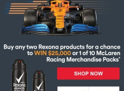 Win $25,000 AUD or McLaren merchandise packs