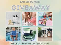 Win a Baby, Child & Mum Products Bundle from 6 Different Retailers