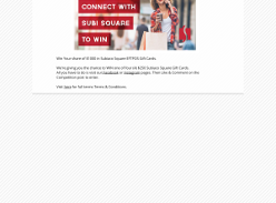 ​Win Your share of $1000 in Subiaco Square EFTPOS Gift Cards