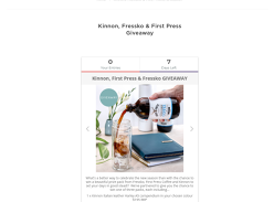Kinnon, Fressko & First Press Giveaway