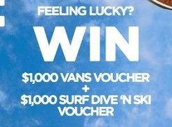 Win a $1k Vans and $1k SDS Voucher