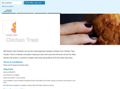 WA Seniors Card members can win four hand-seasoned rotisserie chickens