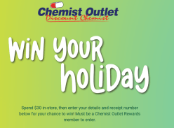 Win a $10,000 Flight Centre Gift Voucher - Chemist Outlet