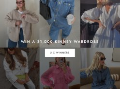 Win 1 of 2 $1,000 Kinney Gift Vouchers - Kinney