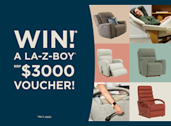 Win a $3,000 La-Z-Boy Voucher - La-Z-Boy