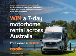 Win a $2,000 Motorhome Winter Adventure - Citro