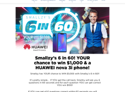 Win $1,000 & a Huawei nova 3i phone