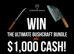 Win $1,000 Cash Prize and Bushcraft Bundle Knife Set