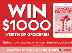 Win $1,000 to spend on Groceries