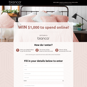 Win $1,000 to spend online!