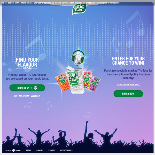 Win 1,000's of Spotify Subscriptions
