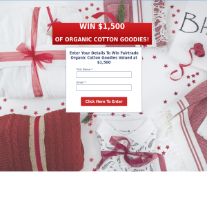 Win $1,500 of Organic Cotton Goodies