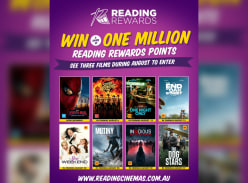Win a Share of 1 Million Reading Rewards Points - Reading Cinemas