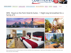 Win 1 Night stay & breakfast for a family of 4