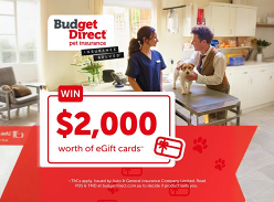 Win 1 of 10 $2000 Visa Gift Cards