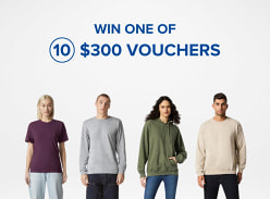 Win 1 of 10 $300 Vouchers