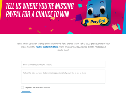 Win 1 of 10 $500 PayPal Vouchers