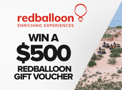 Win 1 of 10 $500 Red Balloon Gift Vouchers