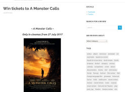 Win 1 of 10 A Monster Calls double passes