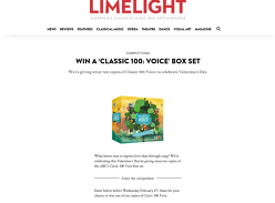 Win 1 of 10 ABC’s Classic 100: Voice Box Sets
