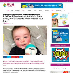 Win 1 of 10 Advanced Anti-Colic Bottle Prize Packs