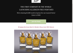 Win 1 of 10 Allergen-Free Natural Perfume Packs or Runner-up Prizes