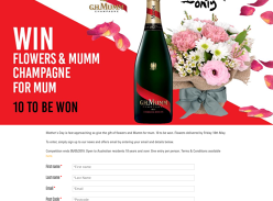 Win 1 of 10 Champagne & Flower Packs