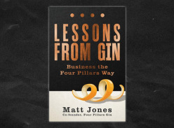 Win 1 of 10 copies of Lessons from Gin: Business the Four Pillars Way