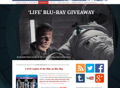 Win 1 of 10 copies of Life on bluray