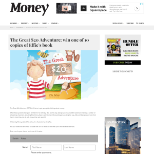 Win 1 of 10 Copies of The Great $20 Adventure