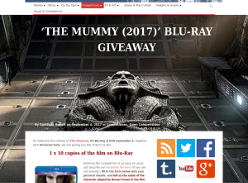 Win 1 of 10 Copies of 'The Mummy' (Blu-Ray)