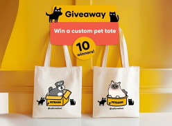 Win 1 of 10 Custom Pet Tote Bags by Wei's Creations