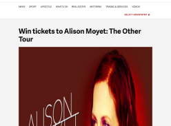 Win 1 Of 10 Double Passes To Alison Moyet: The Other Tour